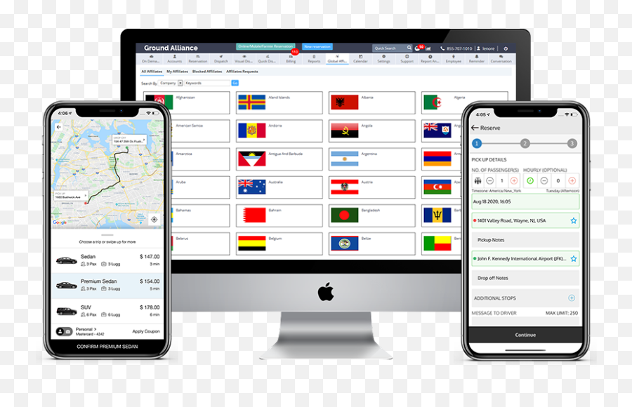 Ground Alliance - Limousine Reservation And Dispatching Software Joomla Png,Chauffeur Icon