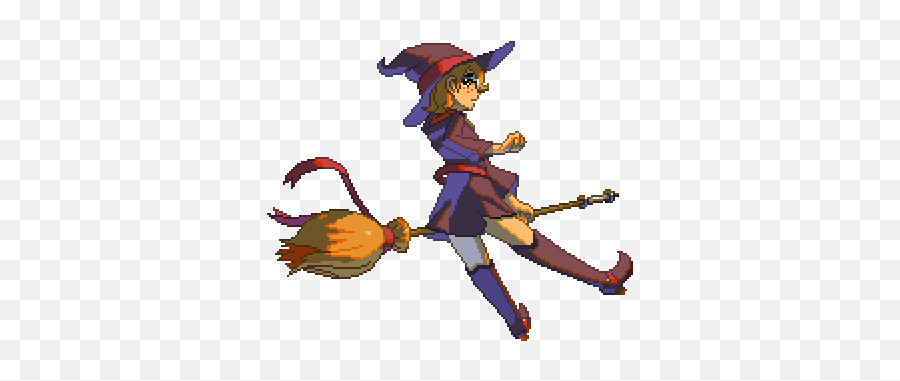 Top The Witch Horror Stickers For Android U0026 Ios Gfycat - Transparent Anime Witch Gif Png,Akko Kagari Icon