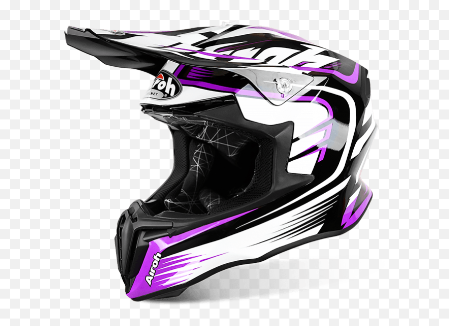 Off - Road Helmet Airoh Twist Strange Blue Airoh Casco Motocross Mujer Png,Icon Airmada Helmet