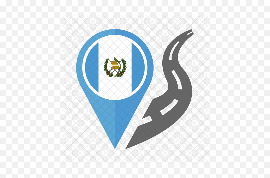 Guatemala Flag Icon Of Flat Style - Road Trip Puerto Rico Png,Guatemala Flag Png
