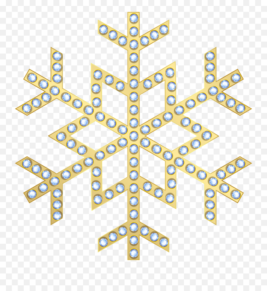 Library Of Free Gold Snowflake Svg Transparent Png - Snowflake Vector Icon,Transparent Snowflake Clipart