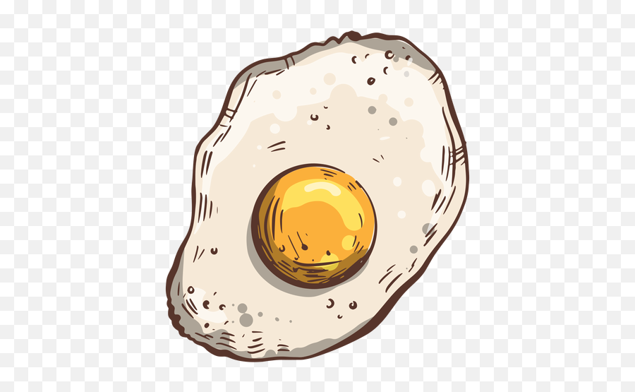 Fried Egg Illustration Transparent Png U0026 Svg Vector - Huevo Frito Png Dibujo,Fried Egg Icon