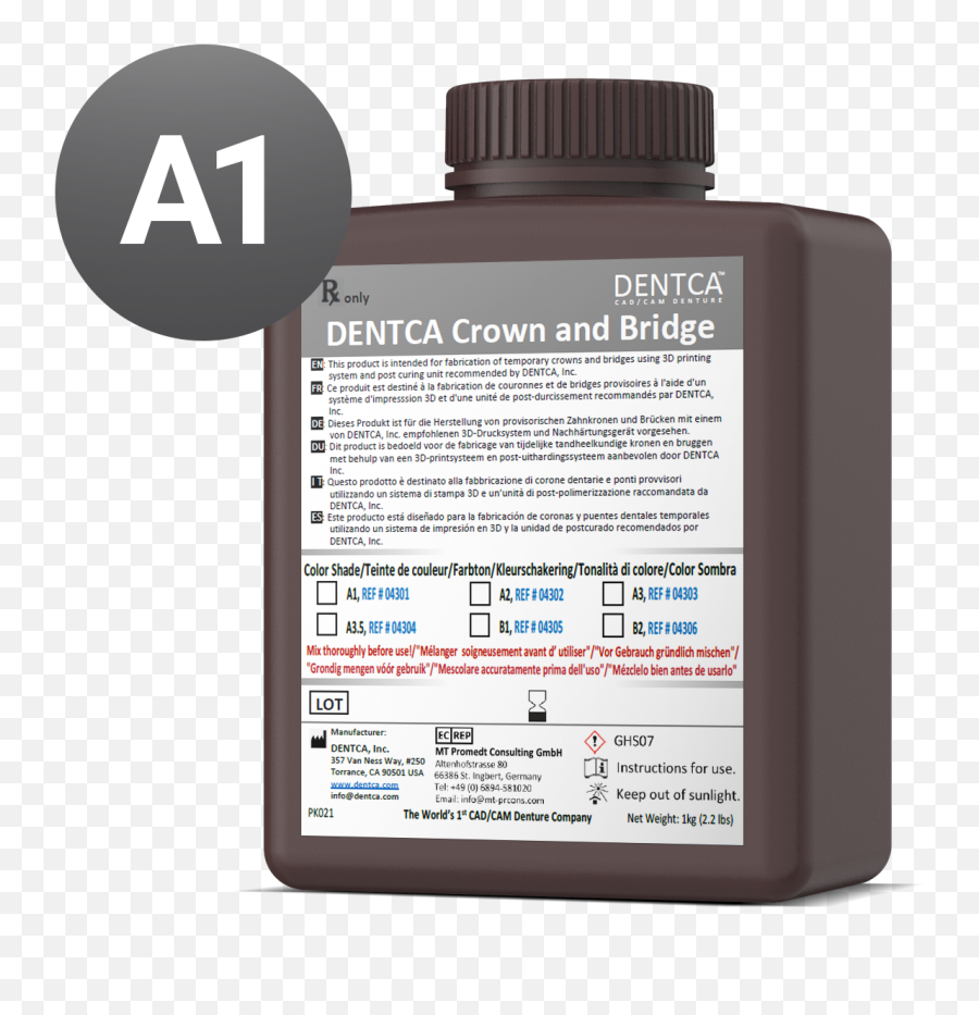 3d Print Crowns And Bridges - Sprintray Inc Dentca Crown And Bridge Resin Png,Icon Dental Unfilled Resin