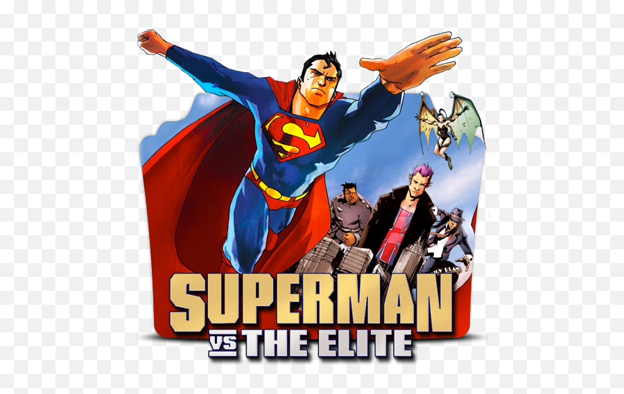 Superman Vs The Elite 2012 Folder Icon - Designbust Superman Vs The Elite Png,Elite Icon