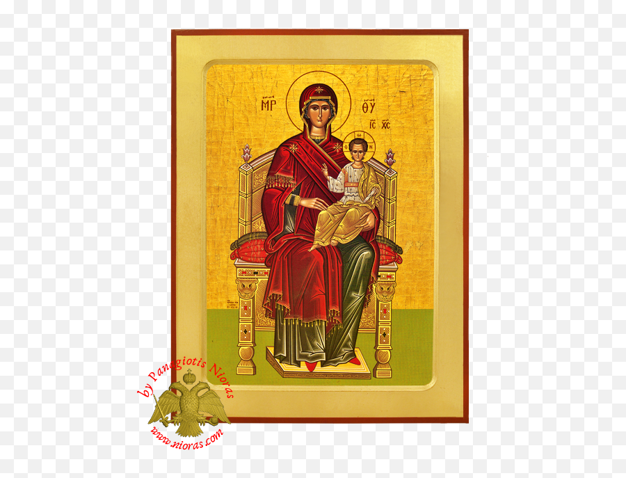 Small Metal Icon Design A 4x6cm Various Icons - Theotokos Enthroned Icon Png,Metal Icon