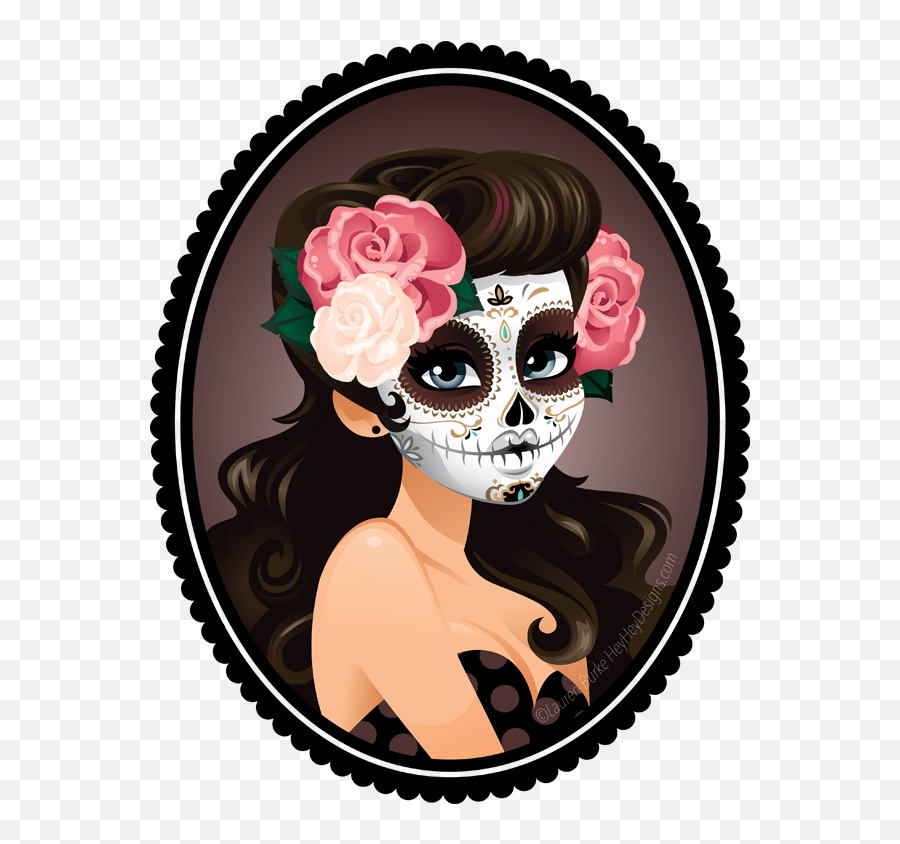 Png Image Day Of Dead 28660 - Free Icons And Png Backgrounds Pin Up Sugar Skull,Day Of The Dead Png