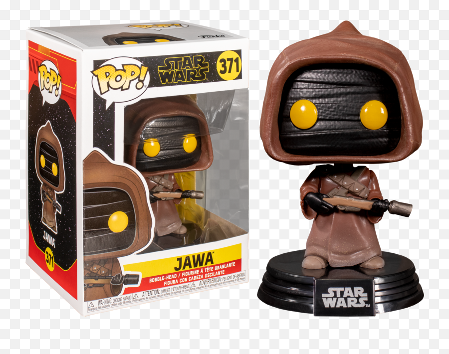 Funko Pop Star Wars - Jawa New Pose 371 The Amazing Jawa Funko Pop 371 Png,Princess Leia's Blaster Icon