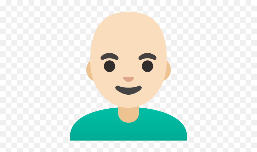 U200d Man Light Skin Tone Bald Emoji - Emoji De Homem Careca Png,Bald Guy Icon