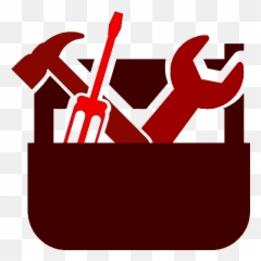 Tool Box Icon Black And Red Give It Me - Toolbox Icon Png