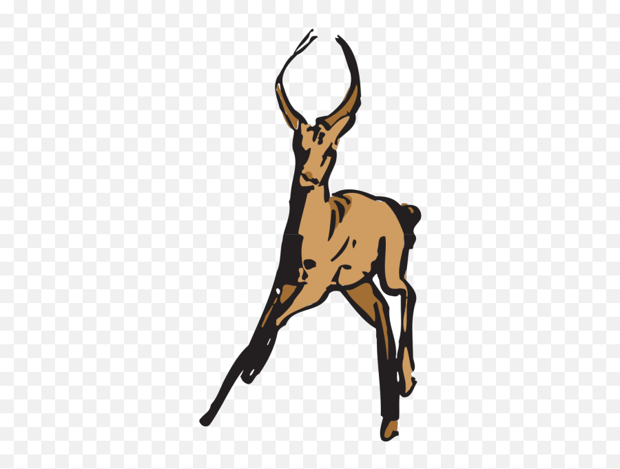 Antelope Running Away Png Svg Clip Art For Web - Download Clip Art,Gazelle Icon