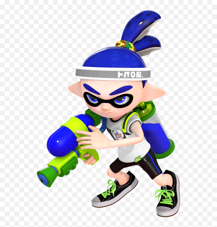 Download Hd Inkling Boy Png - Inkling Boy Splatoon 1 Inkling Blue Boy Splatoon,Inkling Png