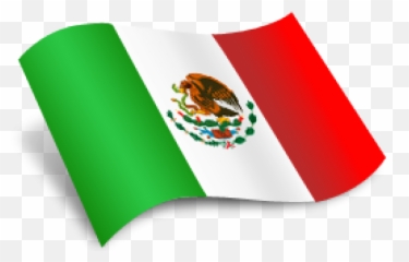 Flag Of Mexico - Vector Mexican flag png Bandera De Ondeada