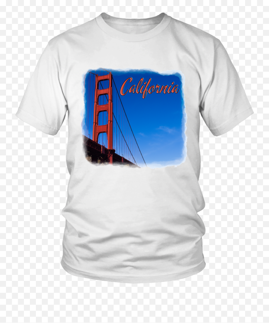 California Golden Gate Bridge Souvenir Unisex T - Shirt For Men And Women Help More Bees Plant More Trees Clean Png,Golden Gate Bridge Png