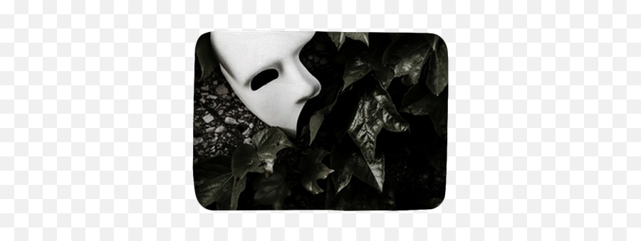 Masquerade - Phantom Of The Opera Mask On Ivy Wall Bath Mat U2022 Pixers U2022 We Live To Change Phantom Of The Opera Mask Png,Phantom Of The Opera Mask Png