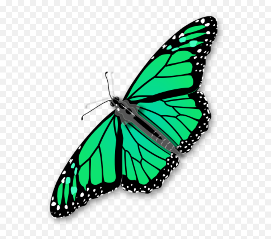 Monarch Butterfly Vector Clip Art Image 23097 - Transparent Background Butterfly Png,Butterfly Vector Png