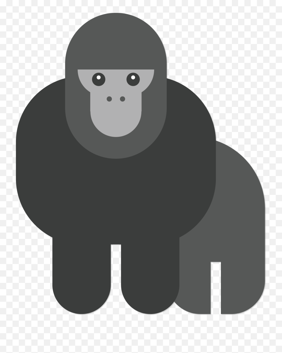 Gorilla Chimpanzee Orangutan Euclidean - Chimpanzee Transparent Png Vector,Orangutan Png
