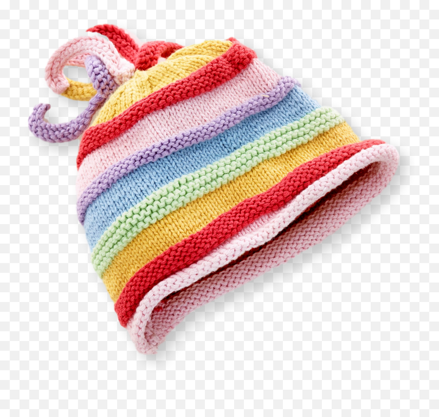 Rainbow Beanie - Pastel Crochet Png,Pastel Rainbow Png