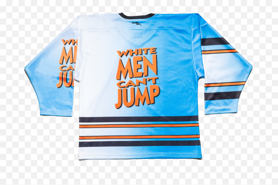 White Men Cant Jump Hockey Jersey U2013 Chalk Line Apparel - Active Shirt Png,Chalk Line Png