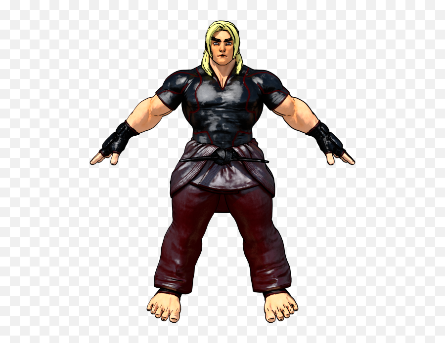 Pc Computer - Street Fighter V Ken The Models Resource Action Figure Png,Street Fighter Vs Png