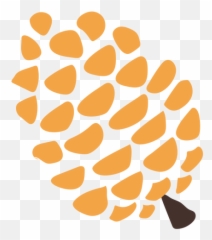 Pine Cone Icon - Transparent PNG u0026 SVG vector file Clip Art