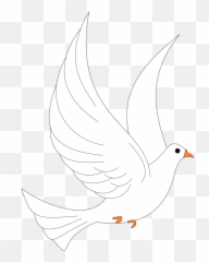 Flying Dove Svg Clip Arts Download - Download Art PNG Pigeons And Doves