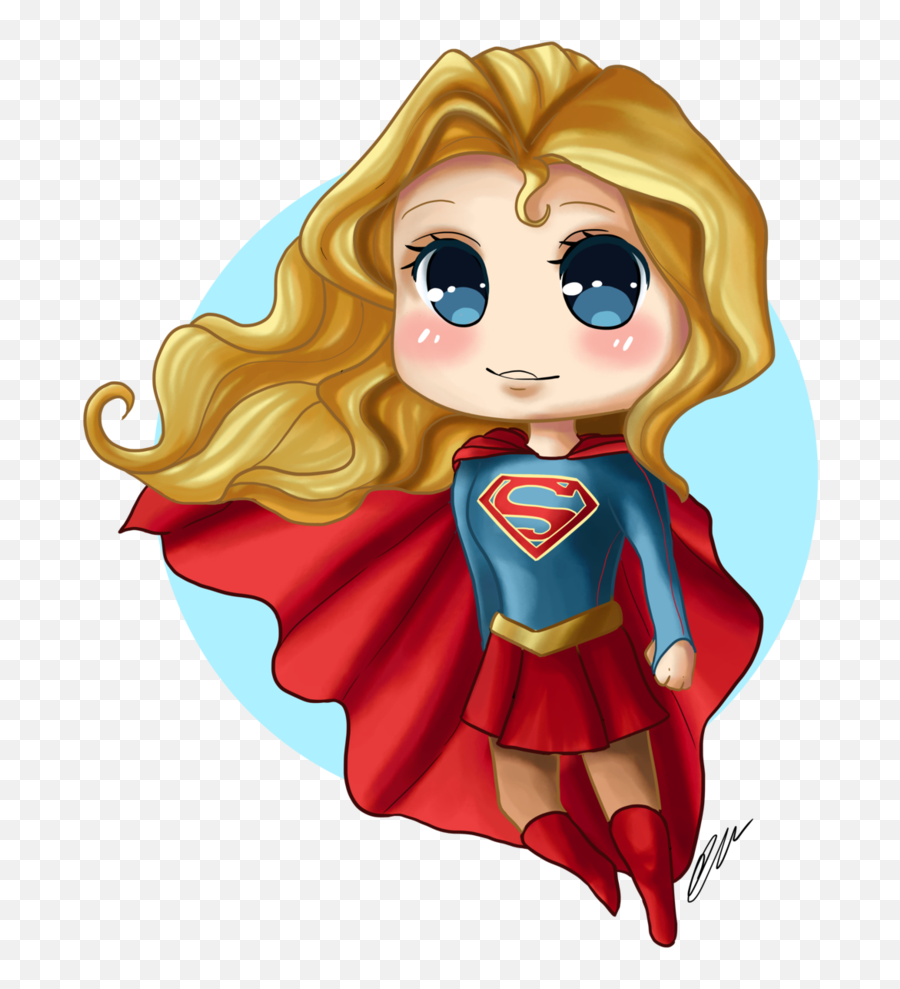 Supergirl Clip Cartoon Baby Transparent - Supergirl Png,Supergirl Transparent