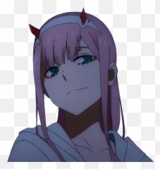 Zero Two Transparent Png Image - Smug Transparent Zero Two,Zero Two Png
