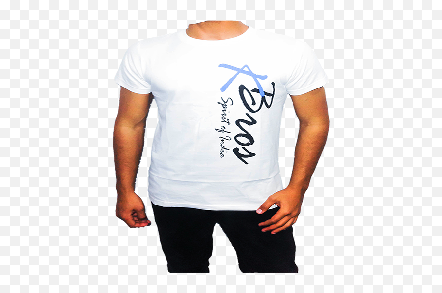 Men Snow White Kbros Logo In Blue Png