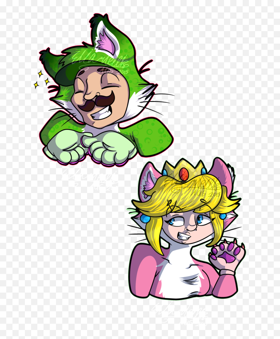 Cat Power Super Mario 3d World Clipart - Full Size Clipart Drawing Peaches Super Mario Png,Super Mario 3d World Logo