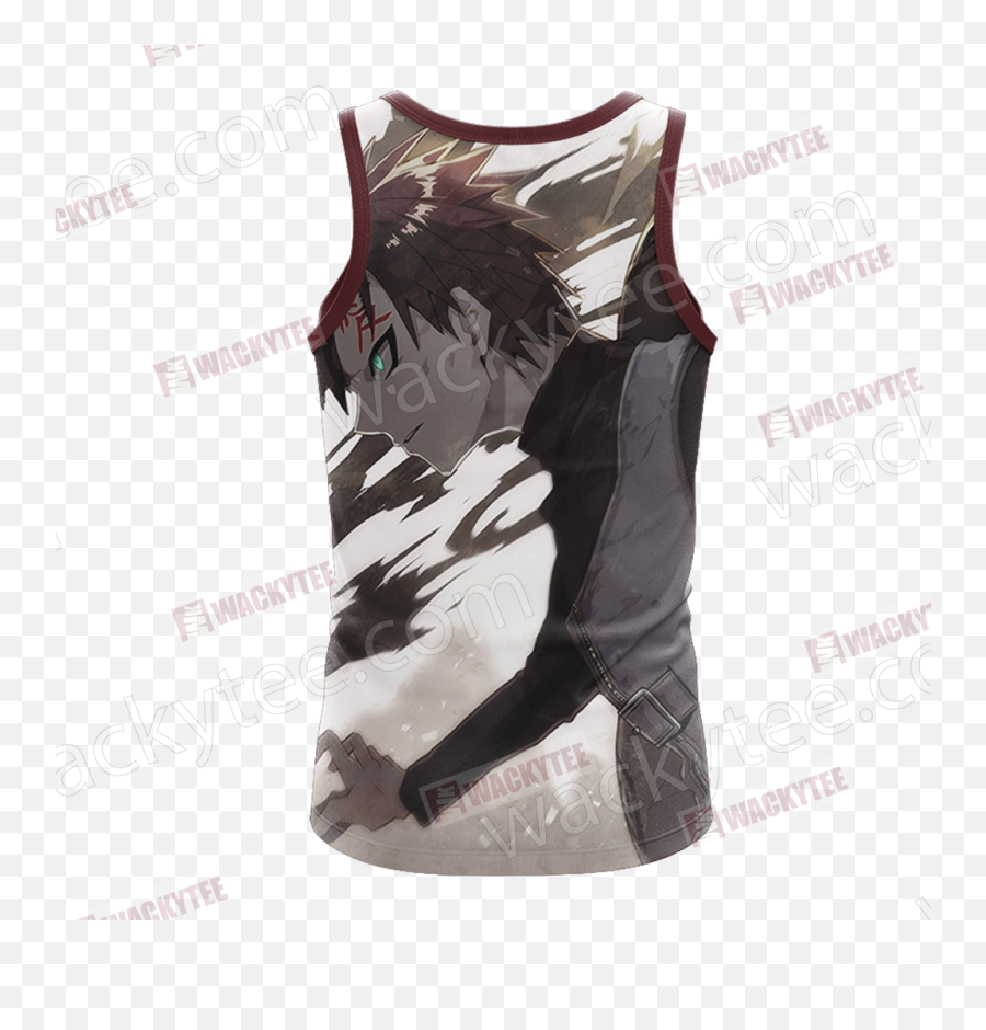 Naruto Gaara New Unisex 3d Tank Top - Sleeveless Png,Gaara Png