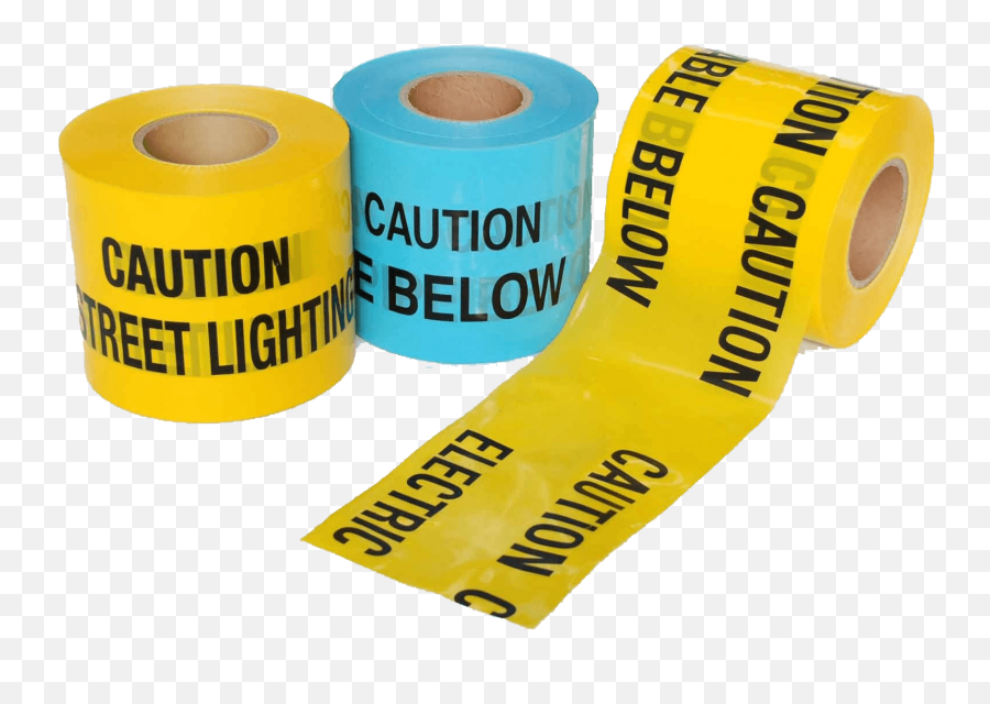 Underground Caution Tape Electrical - Tape Png,Caution Tape Png