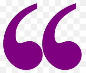 Quotemarks - Purple Quotation Marks Png Full Size PNG