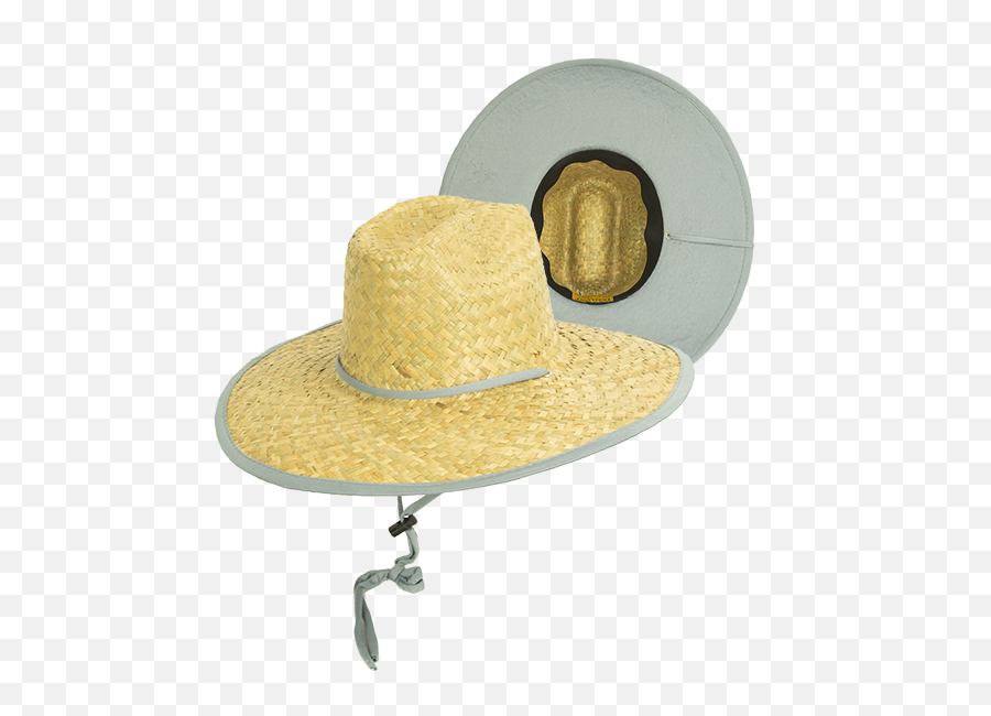 Goldcoast Kenny Underbrim Straw Hat - Grey Tan Costume Hat Png,Straw Hat Transparent