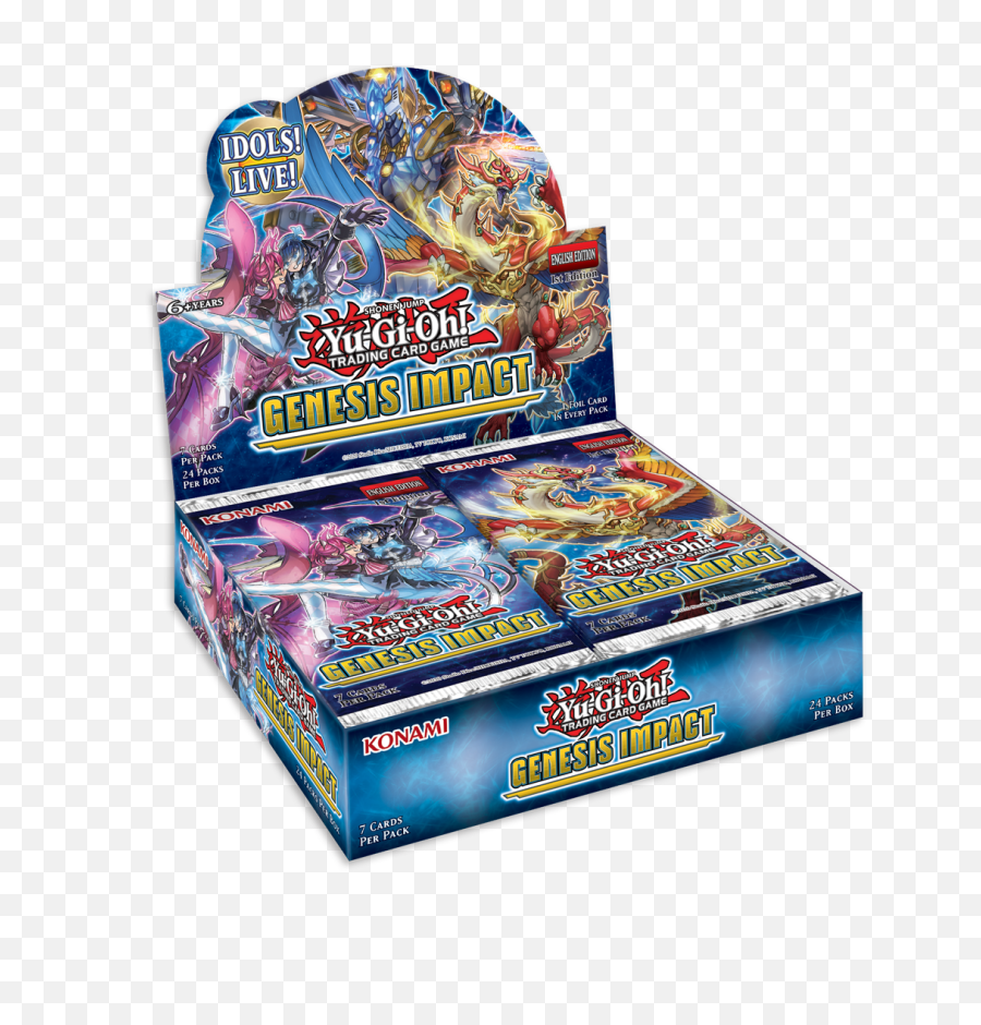 Yugioh Genesis Impact - Yugioh Genesis Impact Booster Box Png,Yugioh Logo Transparent