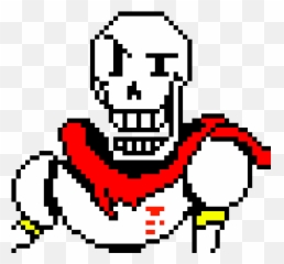 Papyrus Undertale Pixel Transparent Cartoon - Jingfm Sprite png