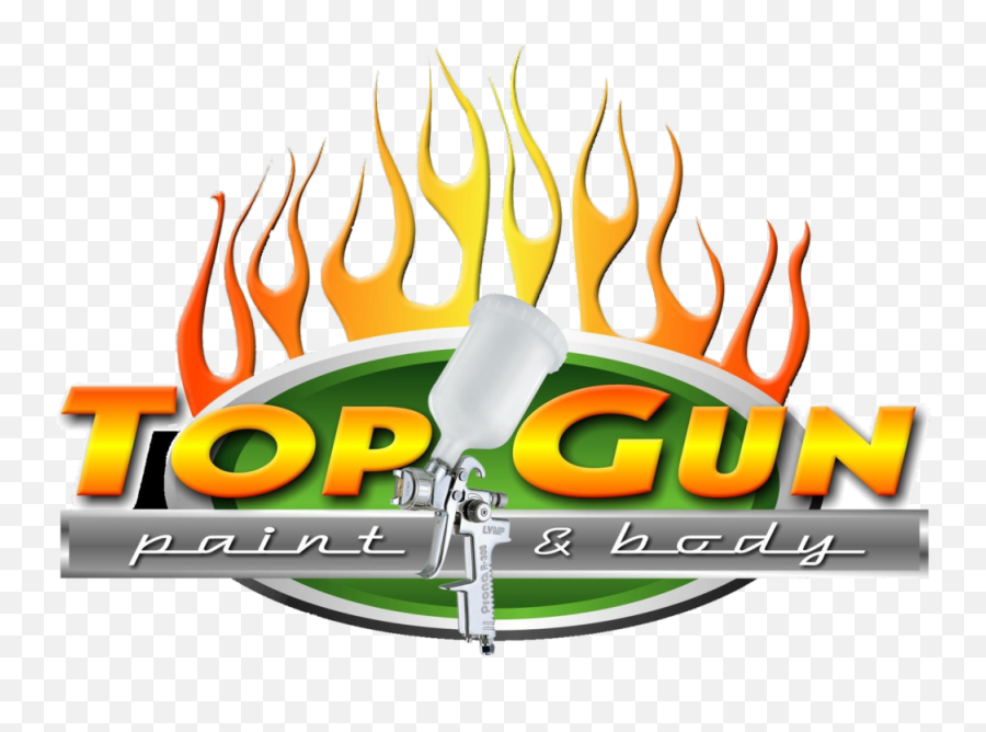 Home - Top Gun Paint U0026 Body Ontario Ca Truck Collision Vertical Png,Top Gun Logo