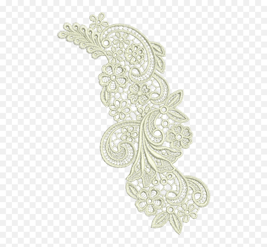 Standing Lace Machine Embroidery - Embroidery Machine Lace Designs Png,Embroidery Png