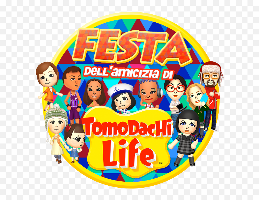 Festa Dellamicizia Di Tomodachi Life - Happy Png,Tomodachi Life Logo