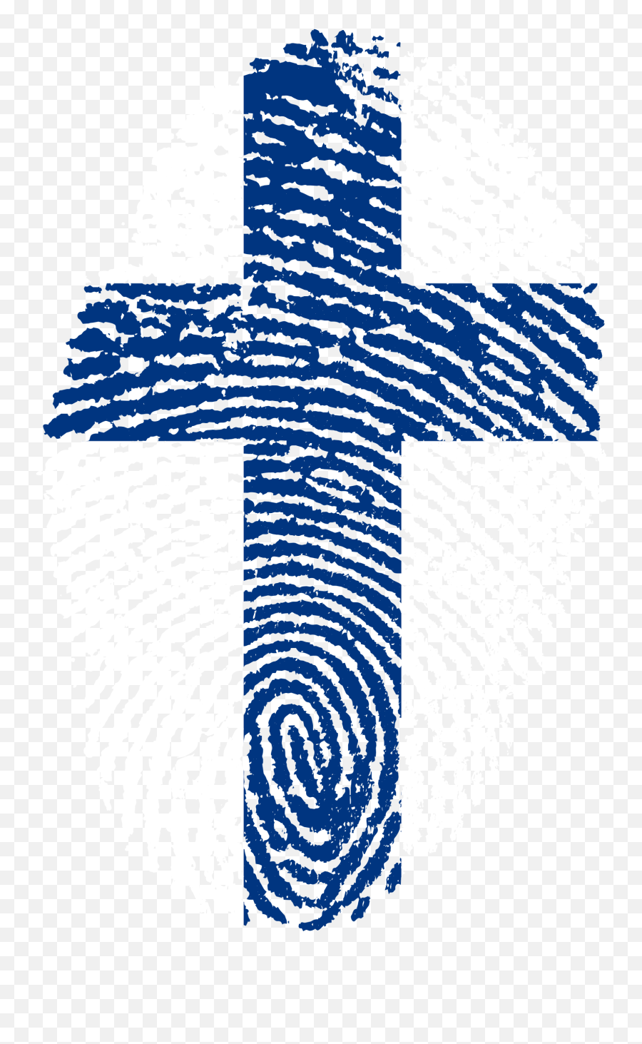 Finland Flag Fingerprint Country 654781 - Trinidad Fingerprint Philippines Png,Trinidad Flag Png