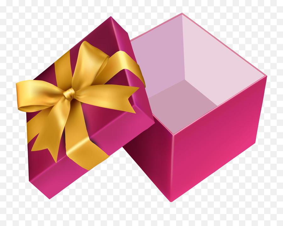 Download Pink Open Gift Png Clipart - Empty Gift Box Clipart Gift Open Box  Cartoon,Gift Png - free transparent png images 
