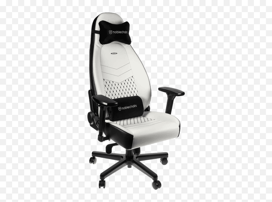 Noblechairs Icon Gaming Stuhl Kaufen - Noblechairs Icon Gaming Chair White Black Png,Noblechairs Icon