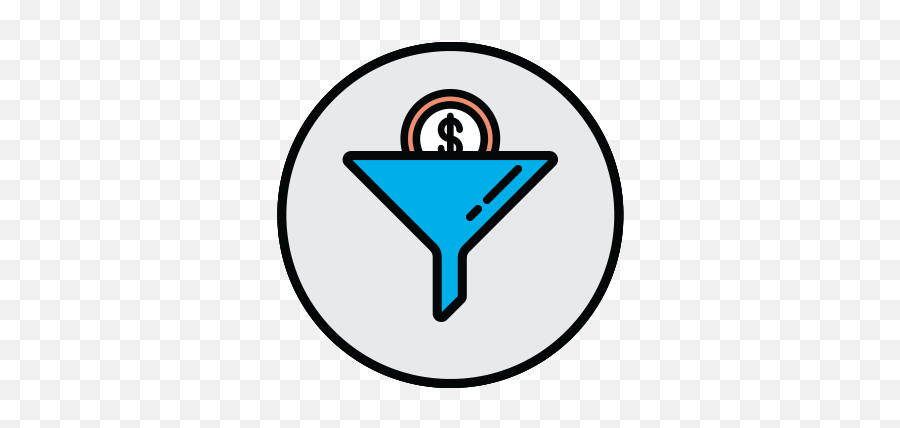 Services - Sales Funnel Icon In Circle Png,Sales Funnel Icon
