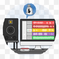 Icon - makemoney Audio Issues Output Device png