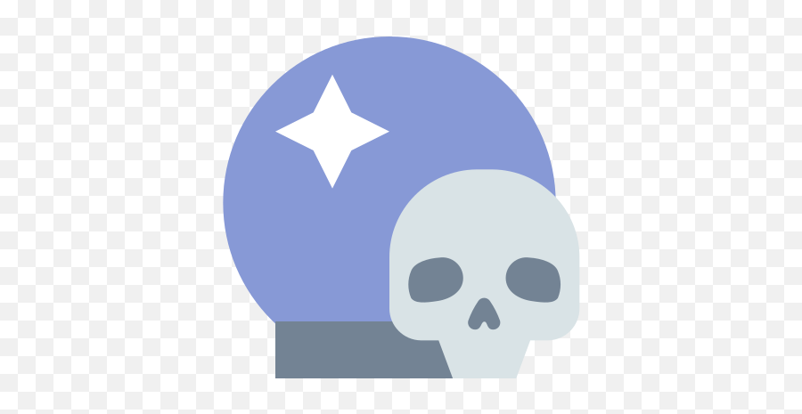 Ball Crystal Magic Skull Icon - Free Download Language Png,Free Skull Icon