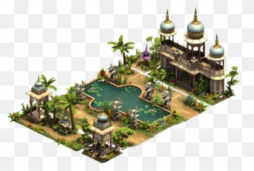 Fileupgrade Set Indian Fountainpng - Forge Of Empires Forge Of Empires Indian Fountain Set,Fountain Png