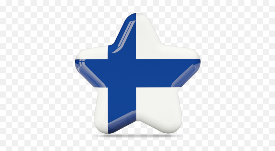 Star Icon Illustration Of Flag Finland - Finland Star Png,Star Icon Blue Png