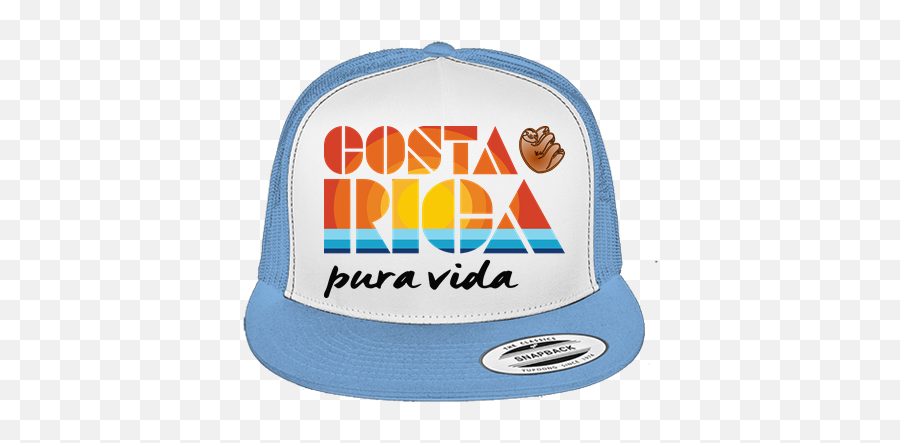 Costa Rica Cotton Front Trucker Hat - Baseball Cap Png,Costa Vida Logo
