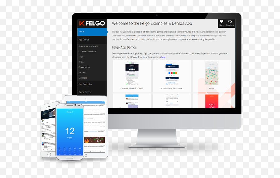 Felgo Apps Examples And Demos Documentation - Technology Applications Png,App Icon Examples