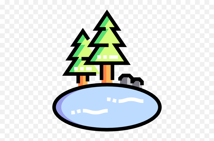 Pond - Free Nature Icons Png Tree With Pond Icon,Pond Png