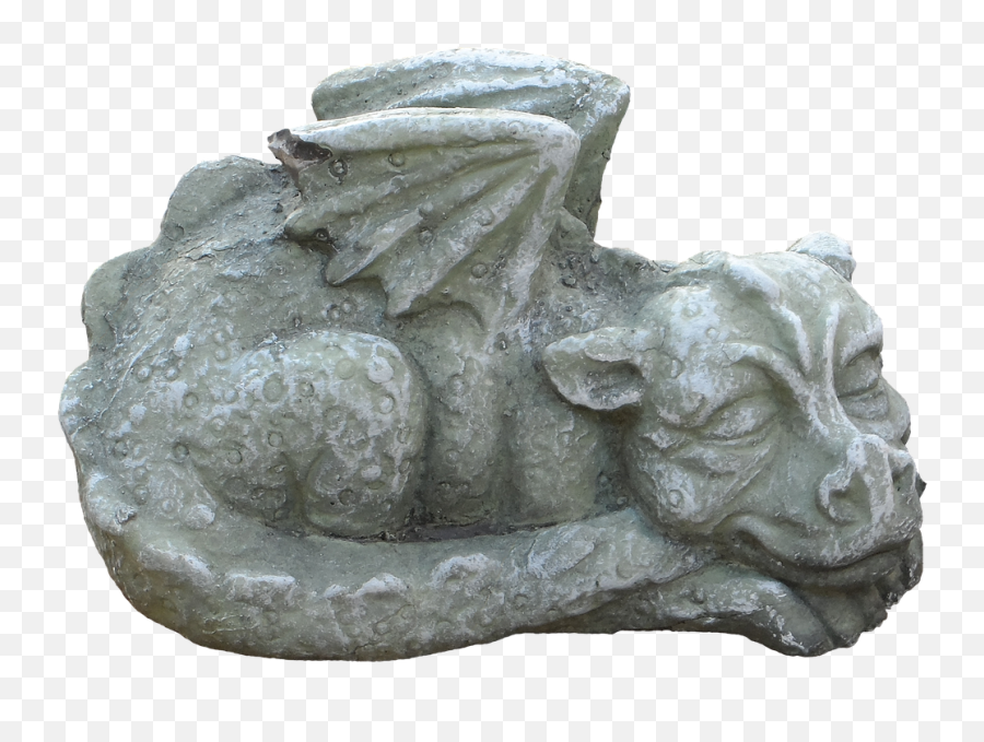 Dragon Lying Asleep - Free Image On Pixabay Dragon Small Gargoyles Png,Gargoyle Icon